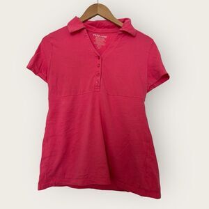 Teez Her pink super grip polo shirt size Medium